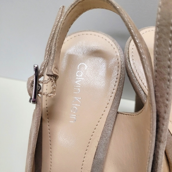 Calvin Klein Lizabeth Slingback Heels - Picture 8 of 16